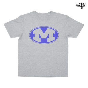 YOUTH Miamisburg Classic "M" Logo | Heather Grey T-shirt