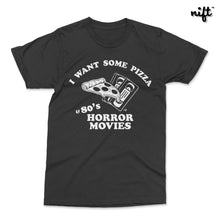 Horror Movies and Pizza Unisex T-shirt