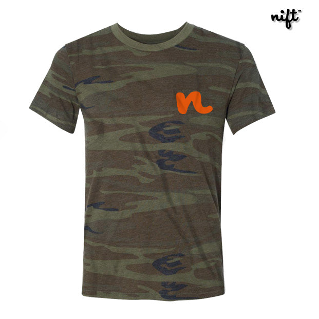 NIFT Script Logo Camo Unisex T-shirt – NIFTshirts