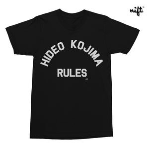 Hideo Kojima Rules T-shirt