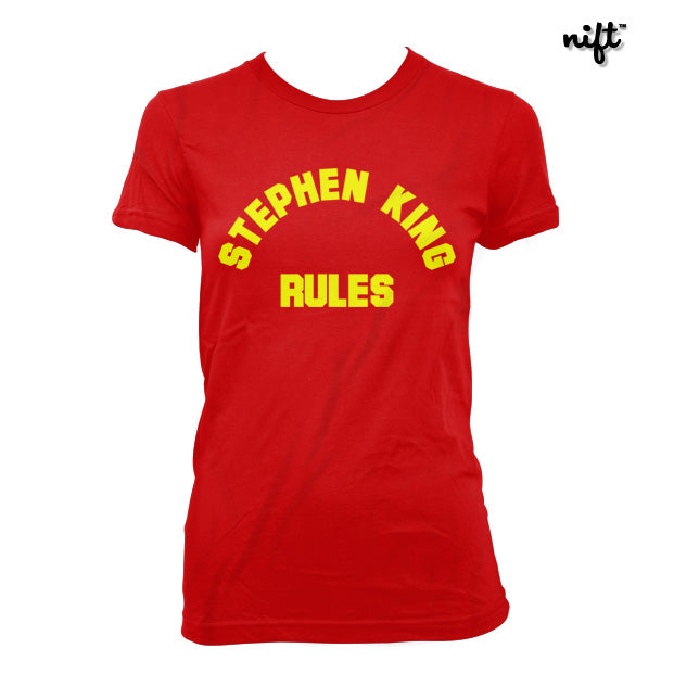 Stephen king rules t shirt sale